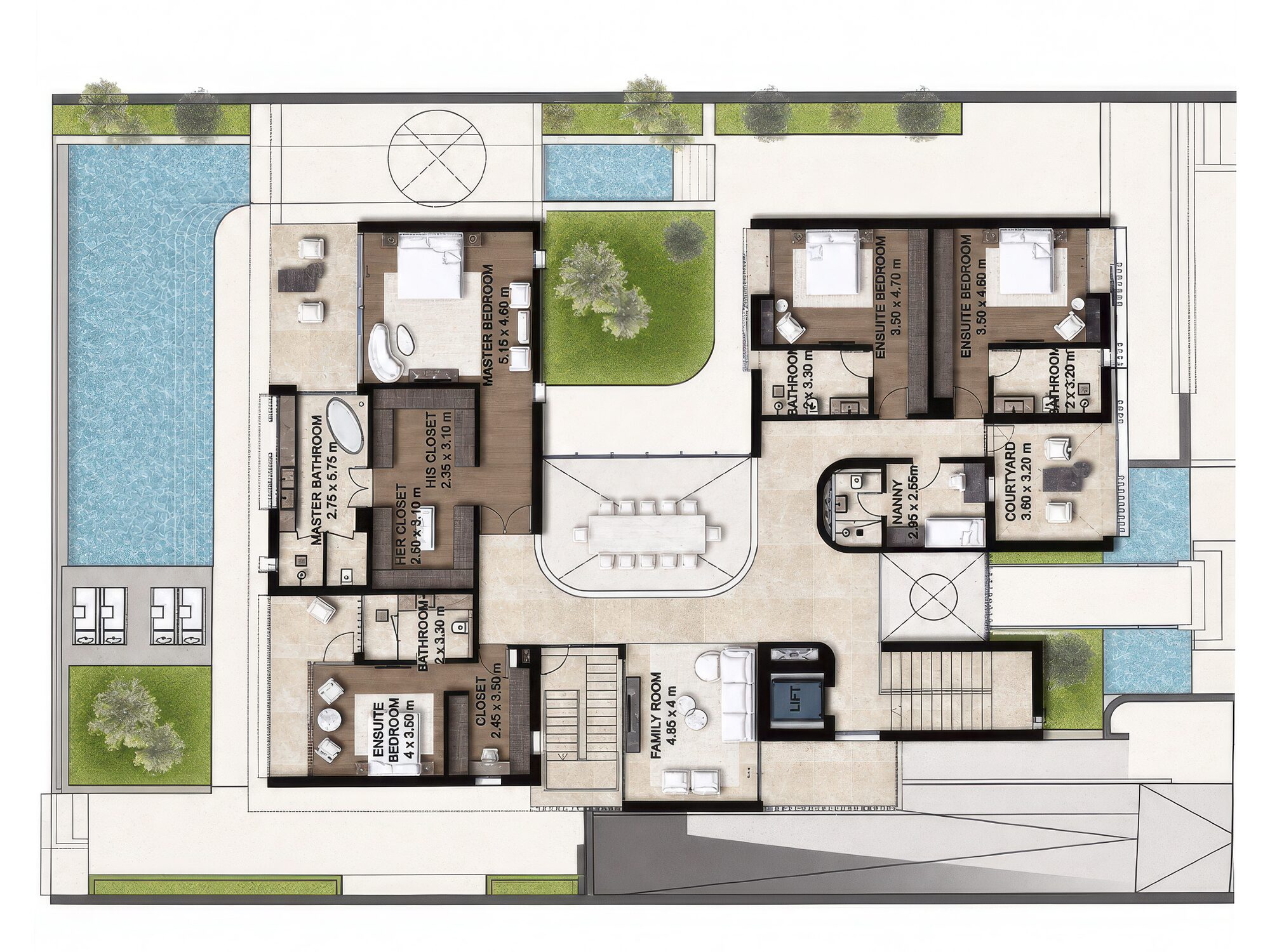 Villa Senna floor plan III